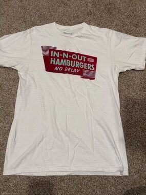 In-N-Out Hamburgers Marquee White Graphic Tee